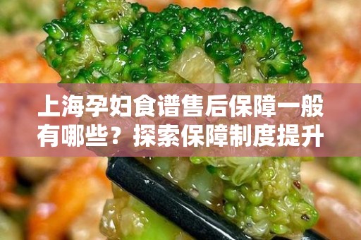 上海孕妇食谱售后保障一般有哪些？探索保障制度提升消费体验