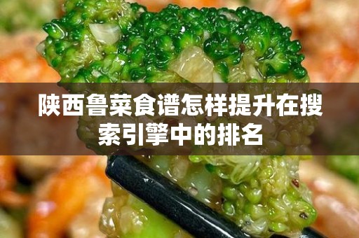 陕西鲁菜食谱怎样提升在搜索引擎中的排名