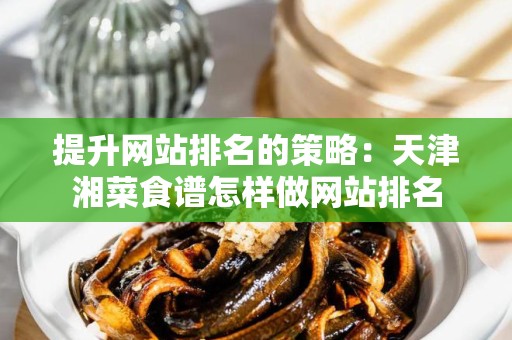 提升网站排名的策略：天津湘菜食谱怎样做网站排名