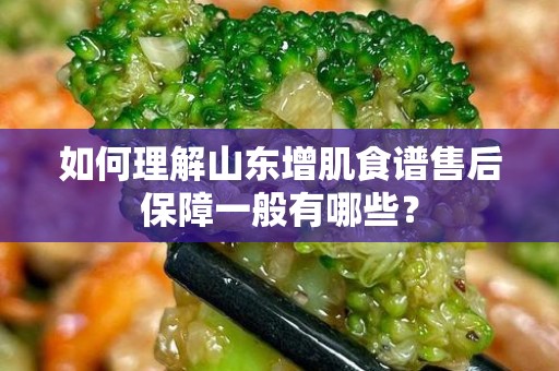 如何理解山东增肌食谱售后保障一般有哪些？