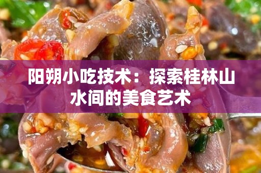 阳朔小吃技术：探索桂林山水间的美食艺术