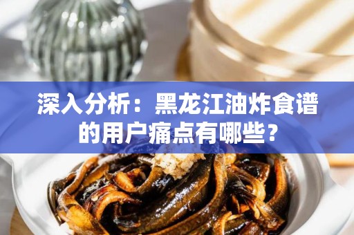 深入分析：黑龙江油炸食谱的用户痛点有哪些？