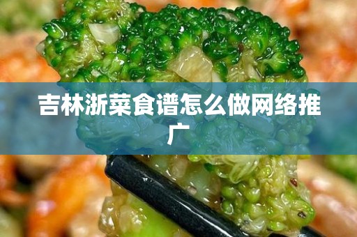 吉林浙菜食谱怎么做网络推广