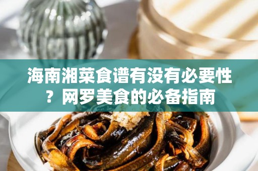 海南湘菜食谱有没有必要性？网罗美食的必备指南