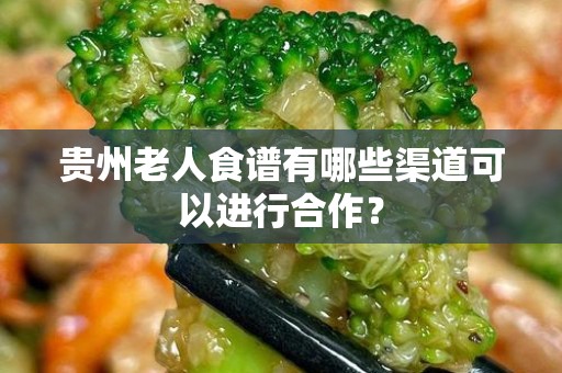 贵州老人食谱有哪些渠道可以进行合作？
