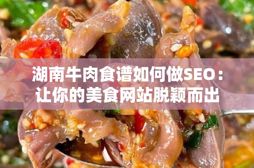 湖南牛肉食谱如何做SEO：让你的美食网站脱颖而出