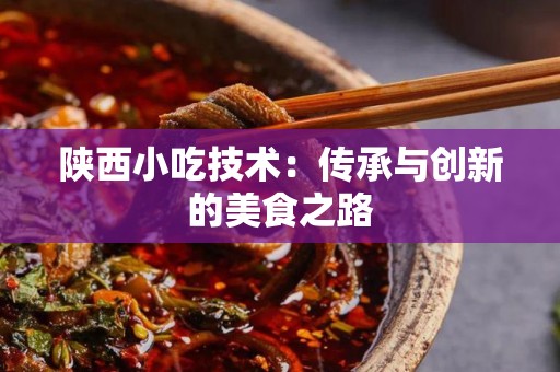 陕西小吃技术：传承与创新的美食之路