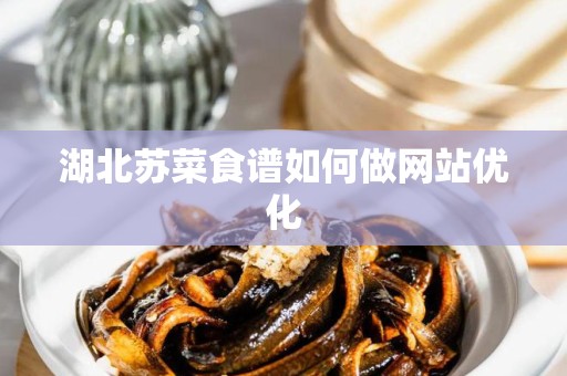湖北苏菜食谱如何做网站优化