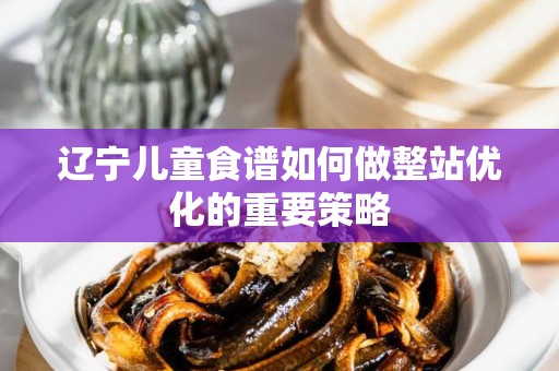 辽宁儿童食谱如何做整站优化的重要策略