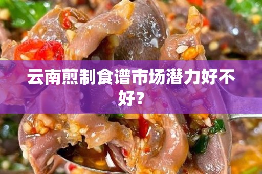 云南煎制食谱市场潜力好不好？