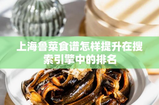 上海鲁菜食谱怎样提升在搜索引擎中的排名