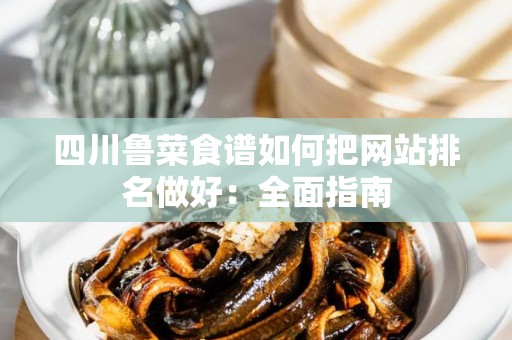 四川鲁菜食谱如何把网站排名做好：全面指南