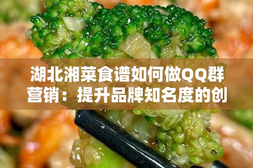 湖北湘菜食谱如何做QQ群营销：提升品牌知名度的创新策略