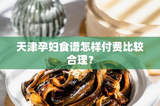 天津孕妇食谱怎样付费比较合理？