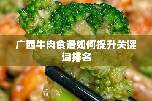 广西牛肉食谱如何提升关键词排名