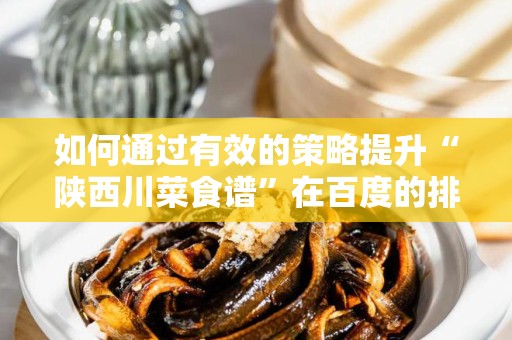 如何通过有效的策略提升“陕西川菜食谱”在百度的排名