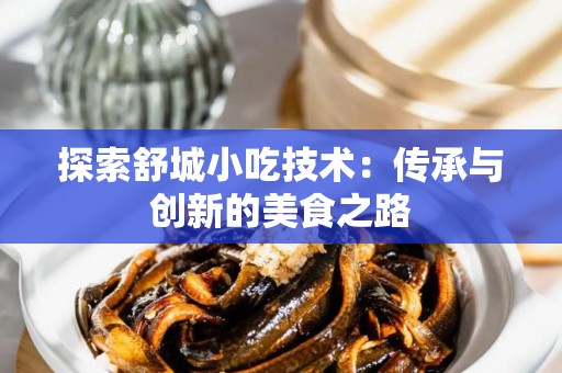 探索舒城小吃技术：传承与创新的美食之路