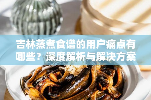 吉林蒸煮食谱的用户痛点有哪些？深度解析与解决方案
