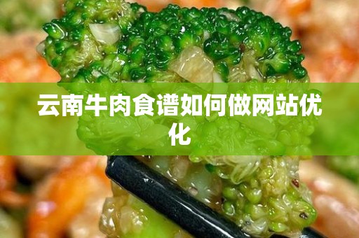 云南牛肉食谱如何做网站优化