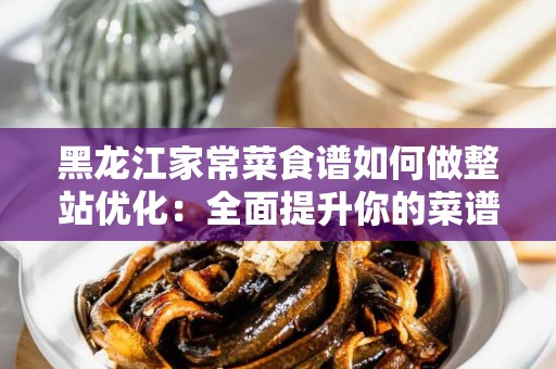 黑龙江家常菜食谱如何做整站优化：全面提升你的菜谱网站表现
