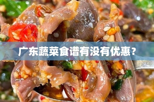 广东蔬菜食谱有没有优惠？