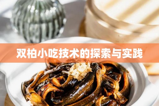 双柏小吃技术的探索与实践