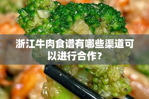 浙江牛肉食谱有哪些渠道可以进行合作？