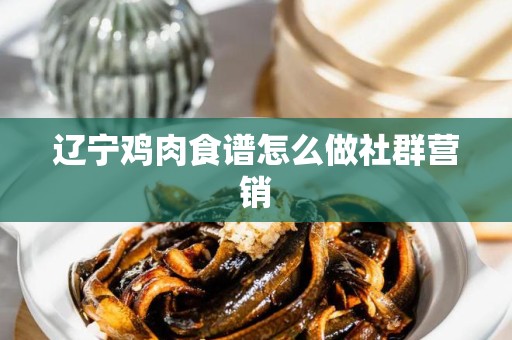 辽宁鸡肉食谱怎么做社群营销