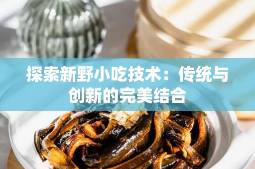 探索新野小吃技术：传统与创新的完美结合