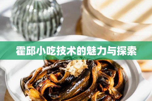 霍邱小吃技术的魅力与探索
