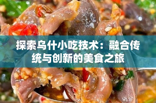探索乌什小吃技术：融合传统与创新的美食之旅