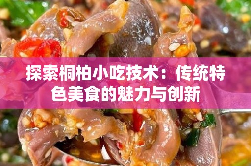 探索桐柏小吃技术：传统特色美食的魅力与创新
