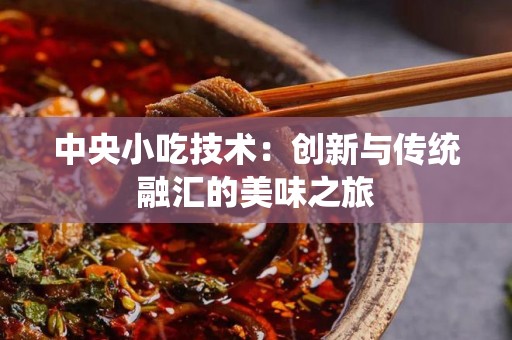 中央小吃技术：创新与传统融汇的美味之旅