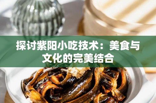 探讨紫阳小吃技术：美食与文化的完美结合