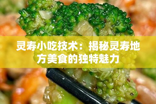 灵寿小吃技术：揭秘灵寿地方美食的独特魅力