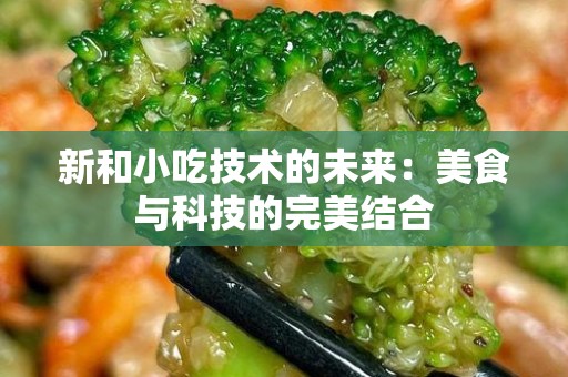 新和小吃技术的未来：美食与科技的完美结合
