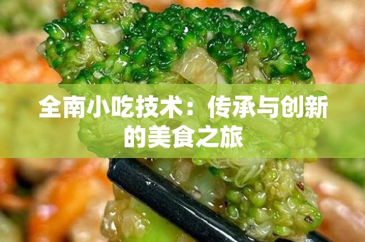 全南小吃技术：传承与创新的美食之旅