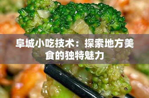 阜城小吃技术：探索地方美食的独特魅力