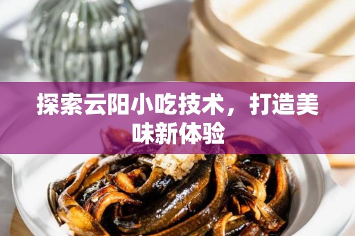 探索云阳小吃技术，打造美味新体验