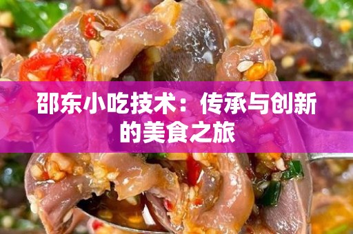 邵东小吃技术：传承与创新的美食之旅