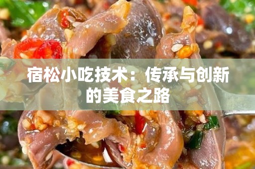 宿松小吃技术：传承与创新的美食之路
