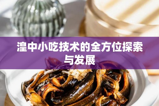湟中小吃技术的全方位探索与发展