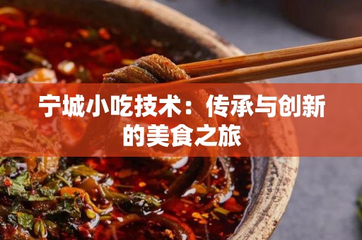 宁城小吃技术：传承与创新的美食之旅