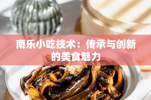 南乐小吃技术：传承与创新的美食魅力