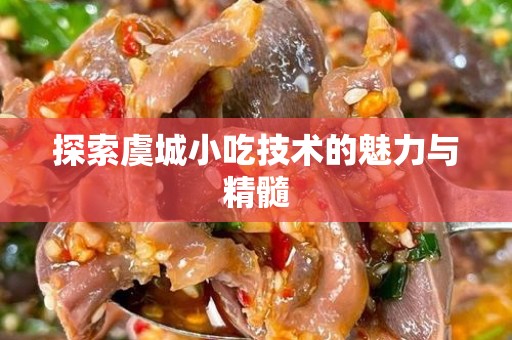 探索虞城小吃技术的魅力与精髓