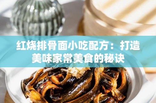 红烧排骨面小吃配方：打造美味家常美食的秘诀