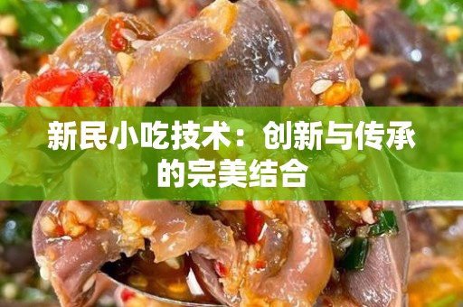 新民小吃技术：创新与传承的完美结合