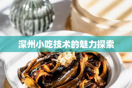 深州小吃技术的魅力探索