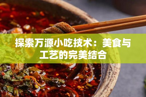 探索万源小吃技术：美食与工艺的完美结合