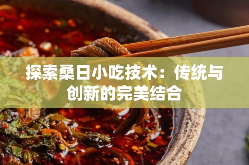 探索桑日小吃技术：传统与创新的完美结合